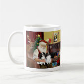 Der Weihnachtsmann 2 Japanischer Kinn Kaffeetasse (Links)