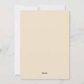 Der Weihnachtsmann am Pferd Feiertagskarte (Rückseite)