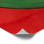 Der Weihnachtsmann am Telefon Poster (Ecke)