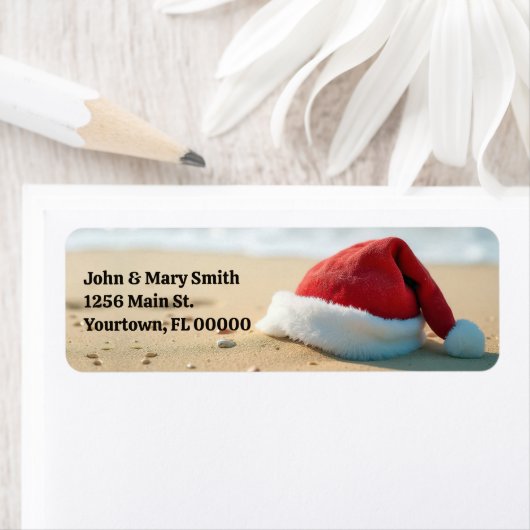 Der Weihnachtsmann am Tropenstrand (Insitu)