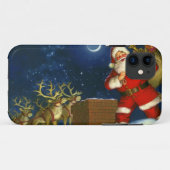 Der Weihnachtsmann auf dem Dach Case-Mate iPhone Hülle (Rückseite (Horizontal))