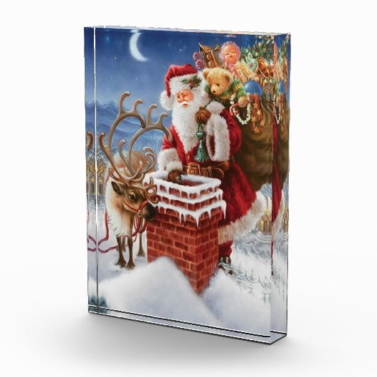 Der Weihnachtsmann auf dem Foto (Rechts)