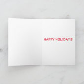 Der Weihnachtsmann auf dem Magischen Pilz CUSTOM X Karte (Innenseite)