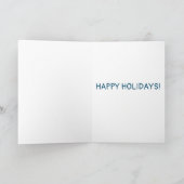 Der Weihnachtsmann auf dem Magischen Pilz CUSTOM X Karte (Innenseite)