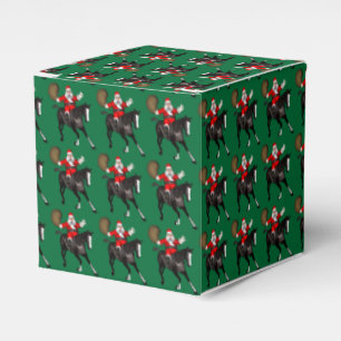 Der Weihnachtsmann auf dem Reiten Geschenkschachtel