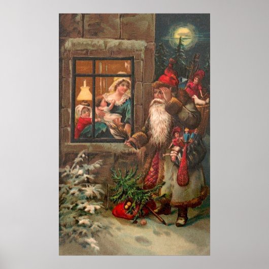 Der Weihnachtsmann auf dem Weg 4 Poster (Vorne)