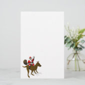 Der Weihnachtsmann auf Kangaroo Briefpapier (Stehend Vorderseite)