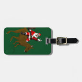 Der Weihnachtsmann auf Kangaroo Gepäckanhänger (Vorderseite horizontal)