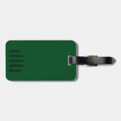 Der Weihnachtsmann auf Kangaroo Gepäckanhänger (Rückseite horizontal)