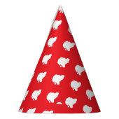 Der Weihnachtsmann auf rot Partyhütchen (Links)