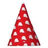 Der Weihnachtsmann auf rot Partyhütchen (Rechts)