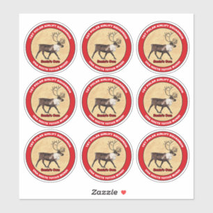 Der Weihnachtsmann - Aufkleber für den 1. Polar-Lu