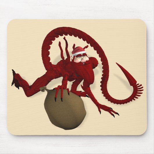 Der Weihnachtsmann aus dem Weltraum Mousepad (Vorne)