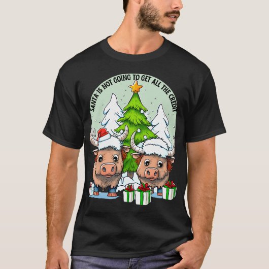 Der Weihnachtsmann bekommt keinen Credit T - Shirt (Vorderseite)