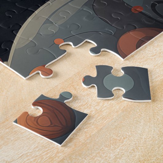 Der Weihnachtsmann beobachtet dich Puzzle (Seite)