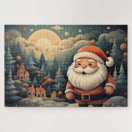 Der Weihnachtsmann beobachtet dich Puzzle