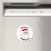 Der Weihnachtsmann beurteilt euch Weihnachten Magnet (In Situ (Geschirrspüler))