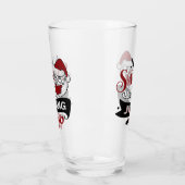 Der Weihnachtsmann beurteilt Sie | Funny Christmas Glas (Links)