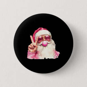 Der Weihnachtsmann bläst blubble gum pink sanft Ch Button