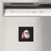 Der Weihnachtsmann bläst blubble gum pink sanft Ch Magnet (In Situ (Geschirrspüler))