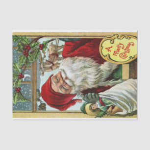 Der Weihnachtsmann bringt Geschenke! Seidenpapier