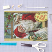 Der Weihnachtsmann bringt Geschenke! Seidenpapier (Handwerk)