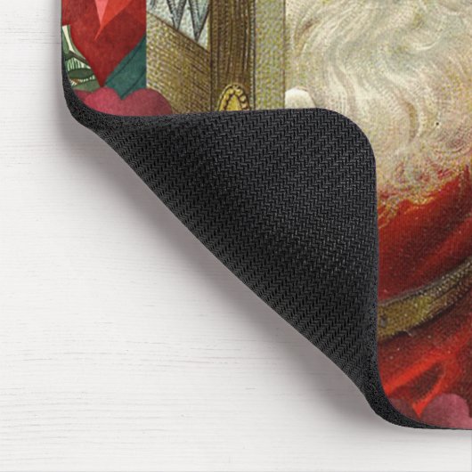 Der Weihnachtsmann bringt Geschenke und Geschenke Mousepad (Ecke)