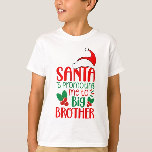 Der Weihnachtsmann bringt mich zum großen Bruder, T-Shirt (Vorderseite)