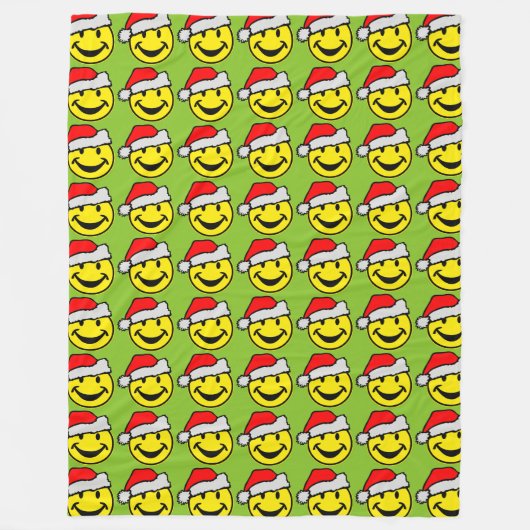 Der Weihnachtsmann, dein Rückgrat. Ideen Fleecedecke (Vorderseite)