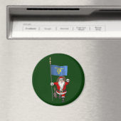 Der Weihnachtsmann, der den Staat Biber besucht Magnet (In Situ (Geschirrspüler))