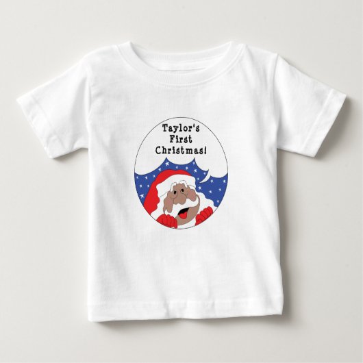 Der Weihnachtsmann der Farben sagt Baby T-shirt (Vorderseite)