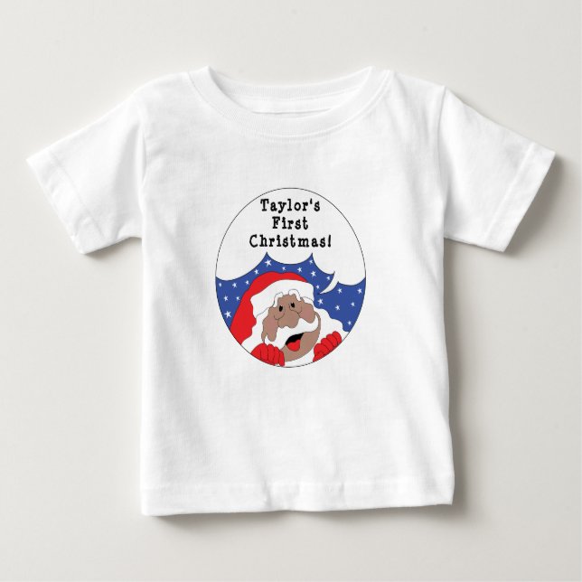 Der Weihnachtsmann der Farben sagt Baby T-shirt (Vorderseite)