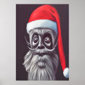 Der Weihnachtsmann Der Grau | AI Art Poster (Vorne)
