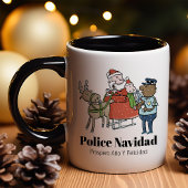 Der Weihnachtsmann erhält ein schneller Ticket für Tasse