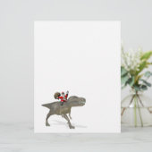 Der Weihnachtsmann fährt auf Trex (Stehend Vorderseite)