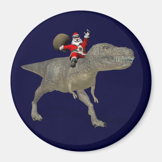 Der Weihnachtsmann fährt auf Trex Magnet (Vorne)