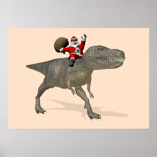Der Weihnachtsmann fährt auf Trex Poster (Vorne)