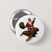 Der Weihnachtsmann fährt auf Walrus Button (Vorne & Hinten)