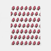 Der Weihnachtsmann fährt eine Mini Fleecedecke (Vorderseite)