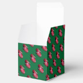 Der Weihnachtsmann fährt eine Mini Geschenkschachtel (Geöffnet)