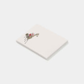 Der Weihnachtsmann fährt eine schöne Giraffe Post-it Klebezettel (angewinkelt)