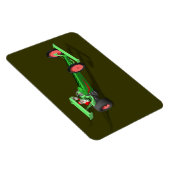 Der Weihnachtsmann fährt einen Dragster Magnet (Rechte Seite)