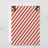 Der Weihnachtsmann fährt mit einem Roller Einladung (Rückseite)