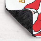 Der Weihnachtsmann fällt vom Himmel Mousepad (Ecke)