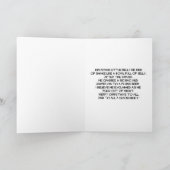 Der Weihnachtsmann! Feiertagskarte (Innenseite)