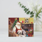 Der Weihnachtsmann Feiertagspostkarte (Stehend Vorderseite)