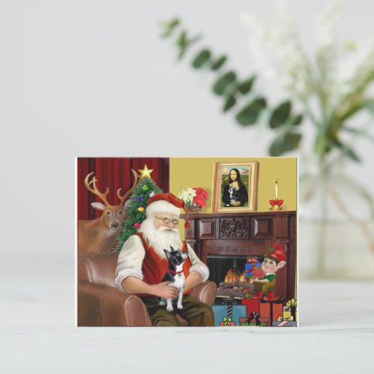 Der Weihnachtsmann Feiertagspostkarte (Stehend Vorderseite)