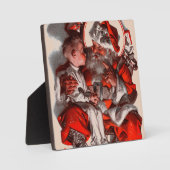 Der Weihnachtsmann Fotoplatte (Vorderseite)