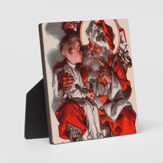 Der Weihnachtsmann Fotoplatte (Vorderseite)