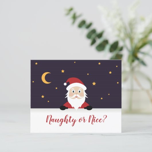 Der Weihnachtsmann frage unanständige oder schöne (Stehend Vorderseite)